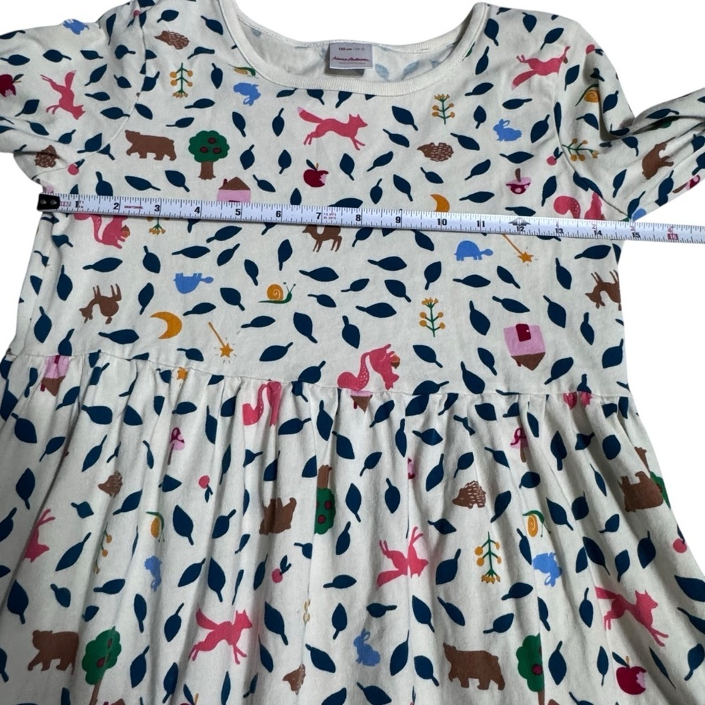 Hanna Andersson Fox and Leaf Print Dress - Picture 3 of 7